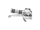 Knurled Grips Chrome 1 Inch Throttle Cables