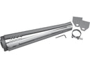 External Disc Series Megaphone Slip-On Muffler 1.75" Inlet Stainless Steel Polished - 4 Inch