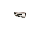 Internal End Cap Slash Cut Chrome - 3 Inch