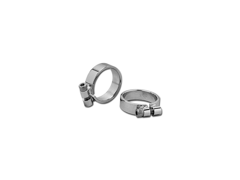 Aircraft Style Exhaust Clamp Chrome For 48-65 Panhead
