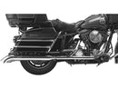 Internal Disc Series Slip-On Muffler Fish Tail End Cap Chrome - 3 Inch