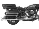 Internal Disc Series Slip-On Muffler Fish Tail End Cap Chrome - 3 Inch