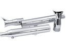Fishtail Slip-On Muffler Chrome For 07 FLSTSC
