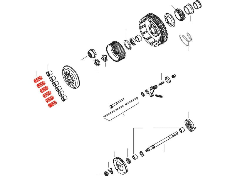 Clutch Spring Clutch Spring For 52-70 Sportster