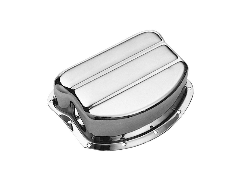 Pan-Style Rocker Box Cover Show Chrome For 48-65 Panhead