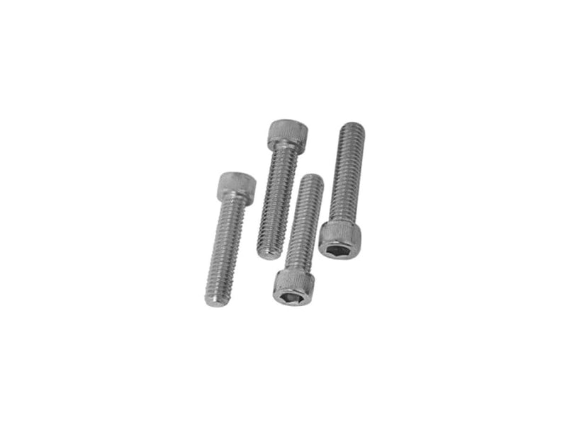 OEM Replacement Handlebar Top Clamp Sockethead Screw Kit For Pullback & Straight Risers Chrome 5/16 Inch-18 Unc 7/8 Inch