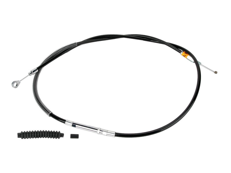 Longitudinally Wound (LW) Clutch Cable Standard Black Vinyl - 52.1"