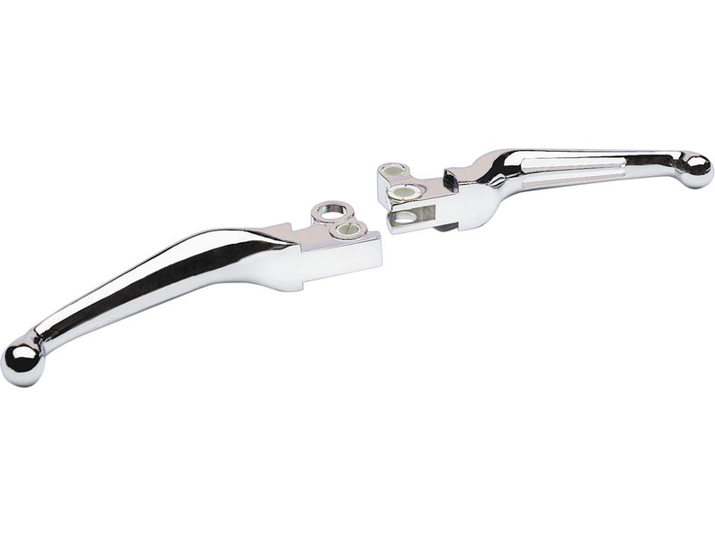 Ergonomic Hand Control Replacement Levers Smooth Chrome Cable Clutch