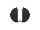 Original Equipment Style Floorboards Solid Footpad Oval Shape Chrome FLHT