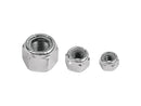 Nylon-Inserted Lock Nut Pack Chrome 1/2 Inch -20 UNF