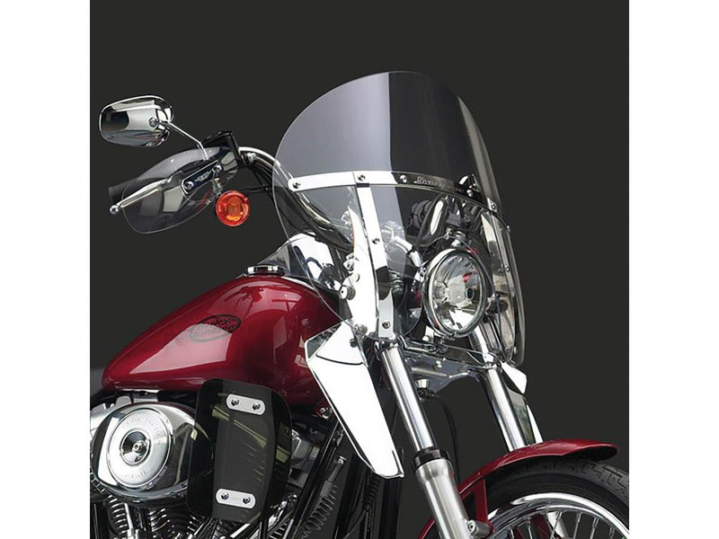 Chopped Heavy Duty Windshield Without Mounting Kit Clear FXST - 18.5 x 21.5 Inch