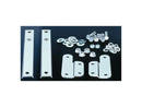 Heavy Duty Windshield Mount Kit Covered Forks Chrome For 16-17 FLSTFBS