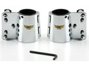 Heavy Duty Windshield Mount Kit Straight Forks Chrome For 83 FXDG