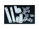 Heavy Duty Windshield Mount Kit Covered Forks Chrome For 49-65 Panhead