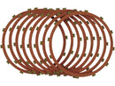 Friction Discs Organic Clutch Kit For 71-84 Sportster - Set Of 8