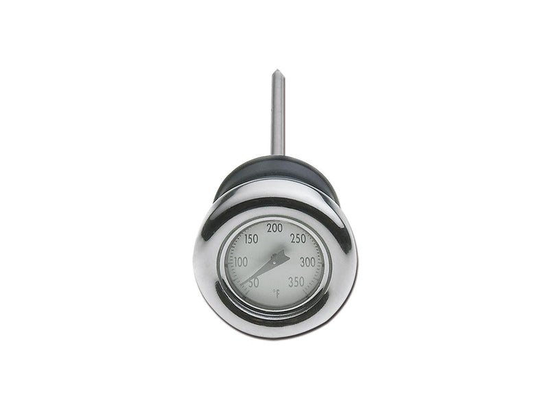 Temperature Gauge Dipstick Chrome With Black Fahrenheit Gauge