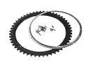 Rear Brake Drum Sprocket & Rivet Kit Black
