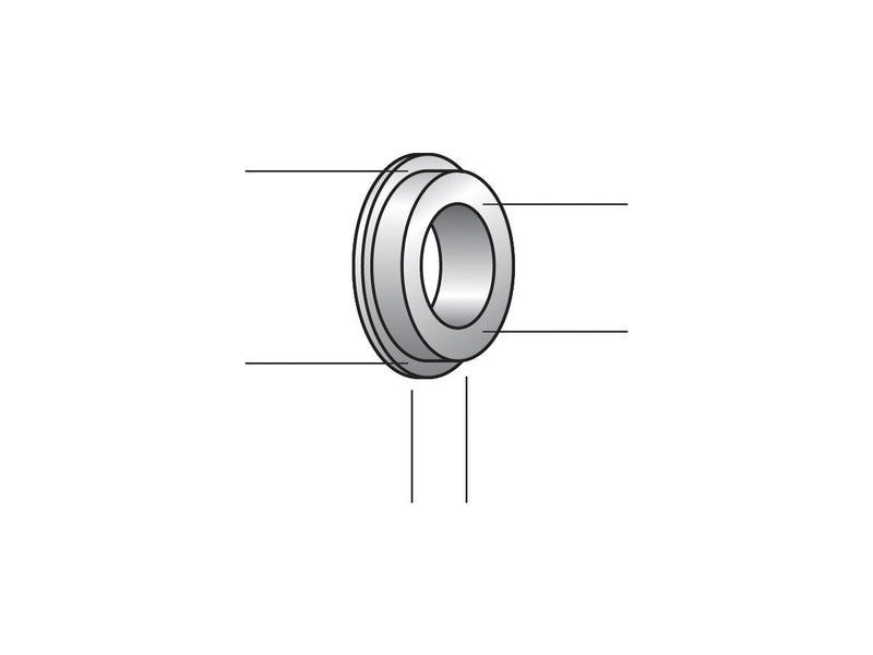 OEM Replacement Axle And Wheel Spacer For 74-77 Sportster