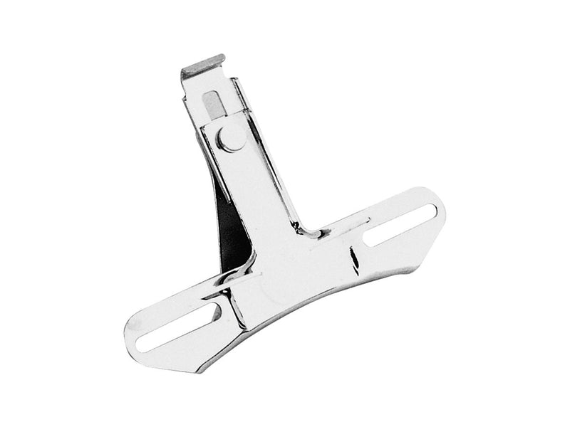 Oem-Style Top Mount License Plate Bracket 3-Hole Chrome