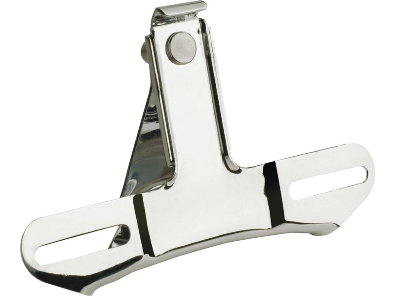 Oem-Style Top Mount License Plate Bracket 3-Hole Chrome