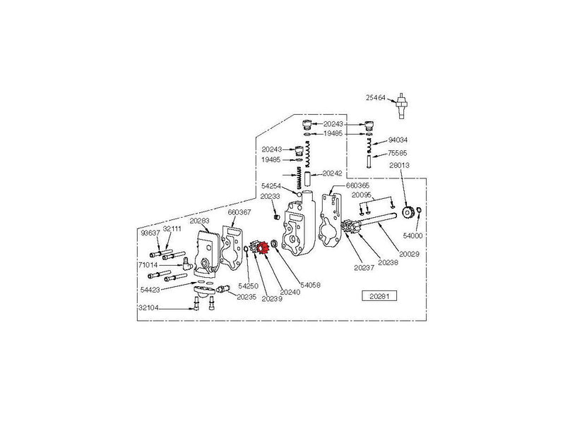 Oil Supply Idler Gear