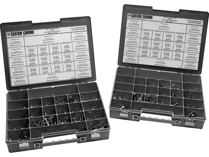 Hex Head Screw Assortment UNF Chrome Fine