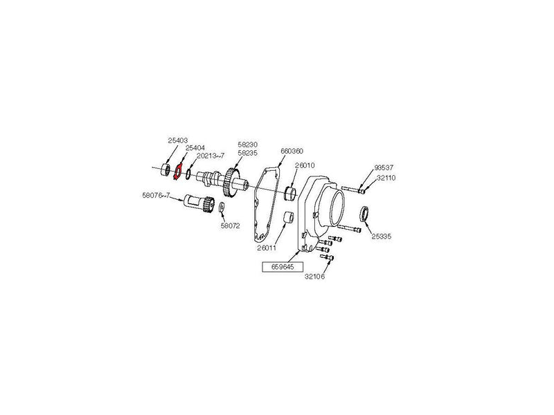 Lockwasher Cam Gear For 58-65 Panhead