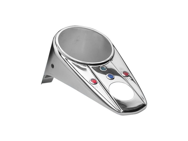 3-Light Style Dash Dash Replacement Cover Chrome