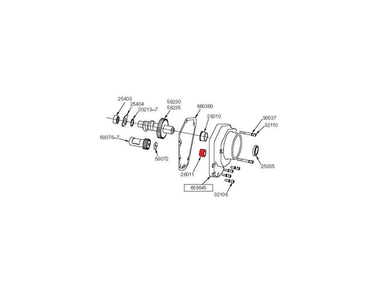 Pinion Shaft Bushing For 72-84 FL Shovel