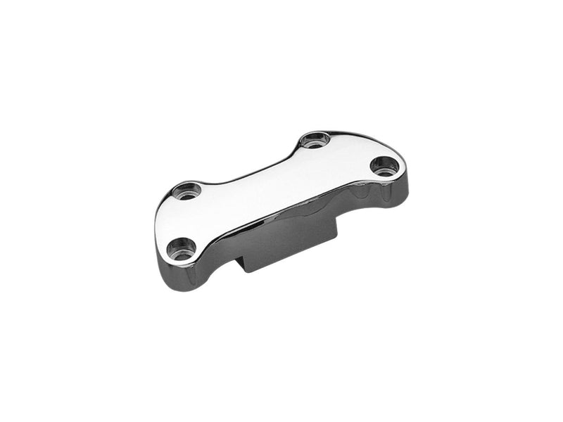 Plain Skirted Top Clamp Chrome 1 Inch