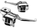 82-95 Chrome Switch Housings Chrome Clutch Side Bottom