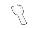 Fatbob Tank Dash Panel Cover With Cut-Out For Speedometer Chrome