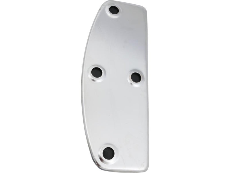 Retangular Floorboard Replacement Top Plate With Rubber Chrome