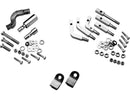 OEM-Style Floorboard Bracket Kit Chrome Aluminium