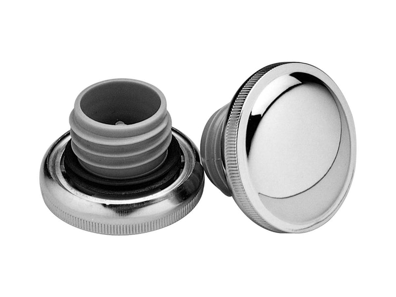 Oem-Style Screw-Inn Gas Cap Right Side Cap Only (Vented) Chrome