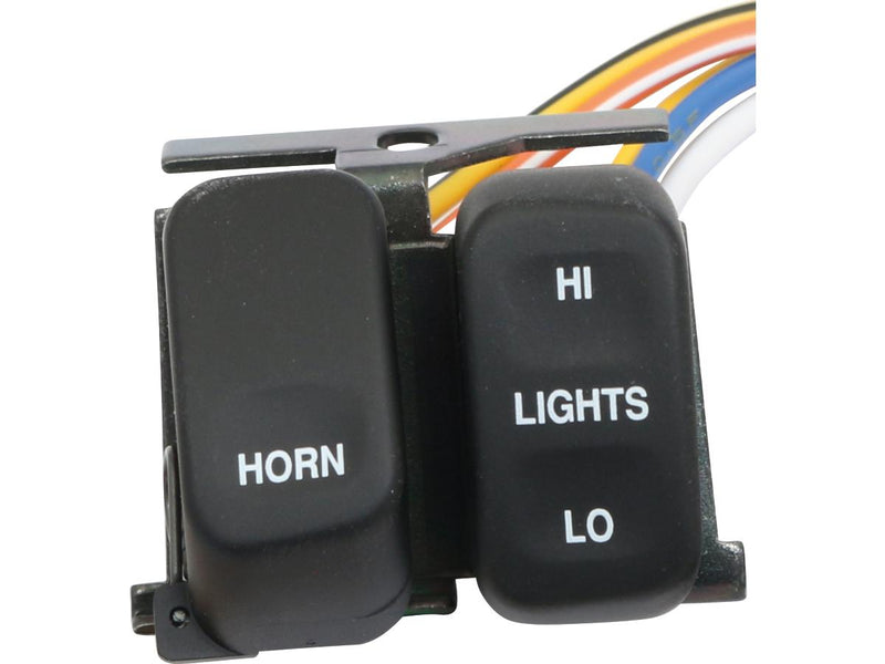 Ergonomic Replacement Engine Horn & Dimmer Switch Horn / Dimmer Switch Black