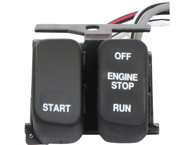 Ergonomic Replacement Engine Start & Stop Switch Engine / Stop / Start Switch Black