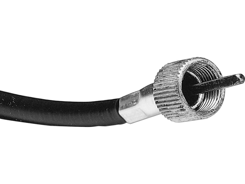 Black Vinyl Speedometer Cable 12Mm Nut Black For 84-94 Softail