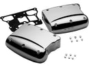 2 Piece Twin Cam Rocker Box Chrome For 99-17 Dyna