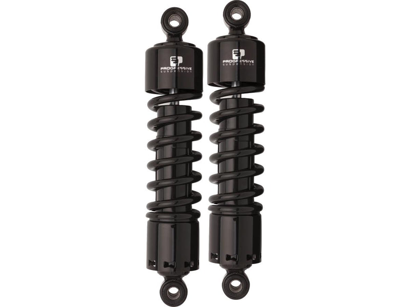 412 Series 11" Twin Shock Standard Duty Black For 79-03 Sportster