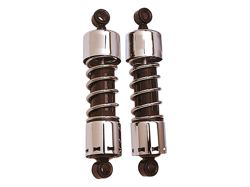 412 Series 11" Twin Shock Standard Duty Chrome For 79-03 Sportster