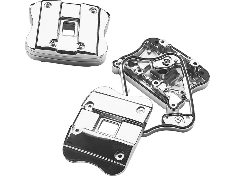 Smooth Rocker Box Cover Chrome For 86-03 Sportster