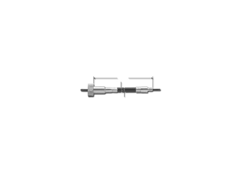 Front Wheel Drive Speedometer Cable 12 MM Nut Black For 89-92 FXRS