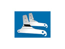 Sissy Bar Side Plates Chrome For 08 FLHRSE4