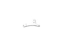 Sissy Bar Side Plates Chrome For 79-93 Sportster