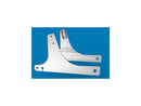 Sissy Bar Side Plates Chrome For 96-05 Dyna
