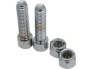 Driver/Passenger Footpeg Bolt Set Chrome