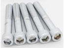 Knurled Allen Head Screw Pack Chrome - 7/16 x 20 x 3 Inch
