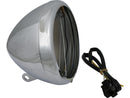 Springer Headlight Housing 93 Up FX Springer Style Chrome - 5-3/4 Inch