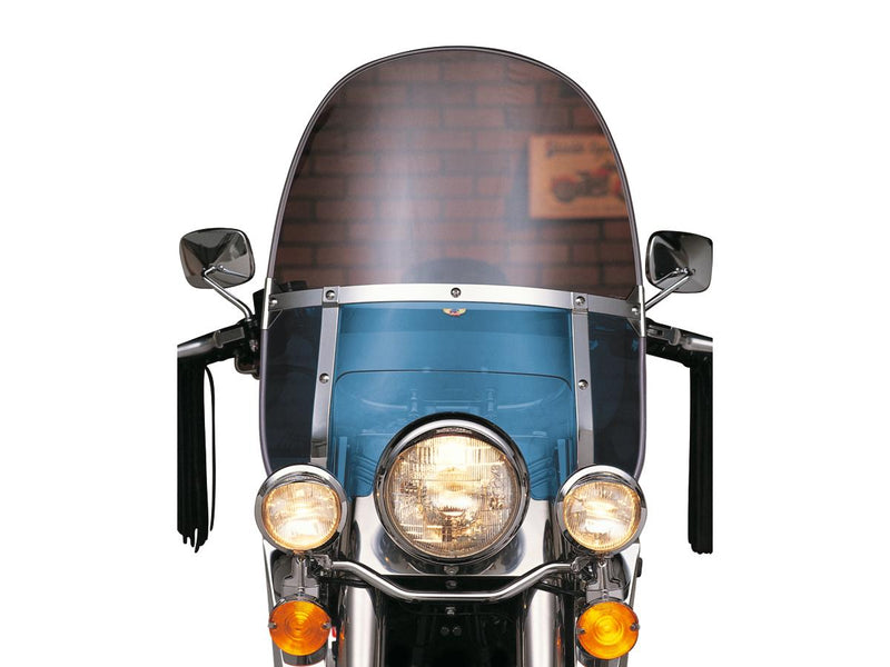 Beaded Heavy Duty Windshield Black Lower Screen Clear - 21.25 x 22.5 Inch